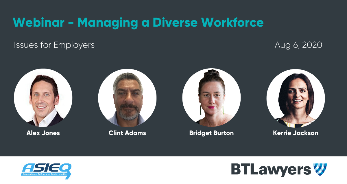 managing a diverse workforce - BTLaywers - ASIEQ